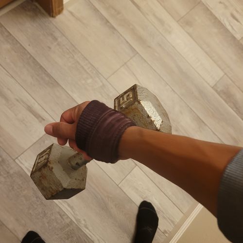 Customer photo review of PR Heavy Duty Premium Figure 8 Straps - PR919 - Purple