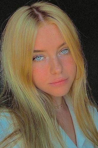 Customer photo review of Wildcat Blue Colored Contact Lenses
