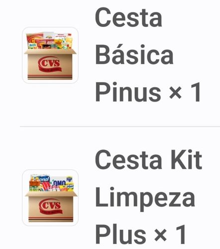 Customer photo review of Cesta Básica Pinus