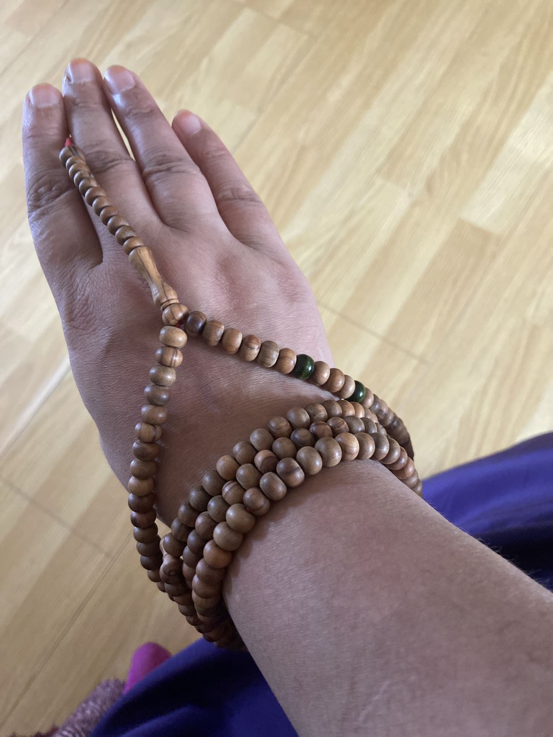 Customer photo review of NAQSHBANDI 200 BEAD WOODEN TASBIH