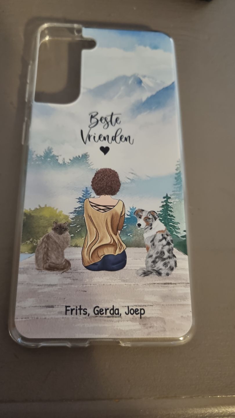 Customer photo review of Onderweg met huisdier - Gepersonaliseerd Telefoonhoesje