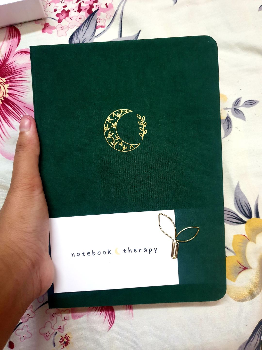 Customer photo review of Tsuki ‘Midnight Garden’ Limited Edition Bullet Journal ☾