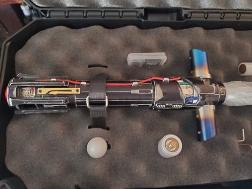 Customer photo review of Kylo Ren lightsaber