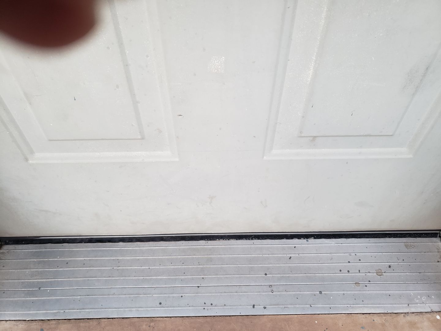 Customer photo review of 36" Taylor Slide-On Door Sweep