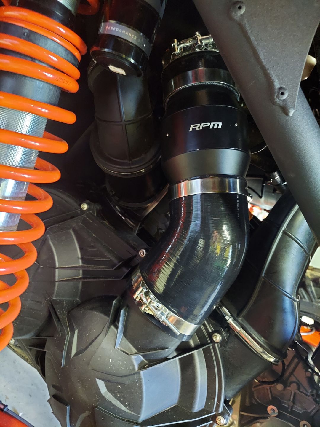 Customer photo review of RPM Can-Am Maverick X3 "ECF" Electric Clutch Fan Kit ~ Lower Clutch / Belt Temperature