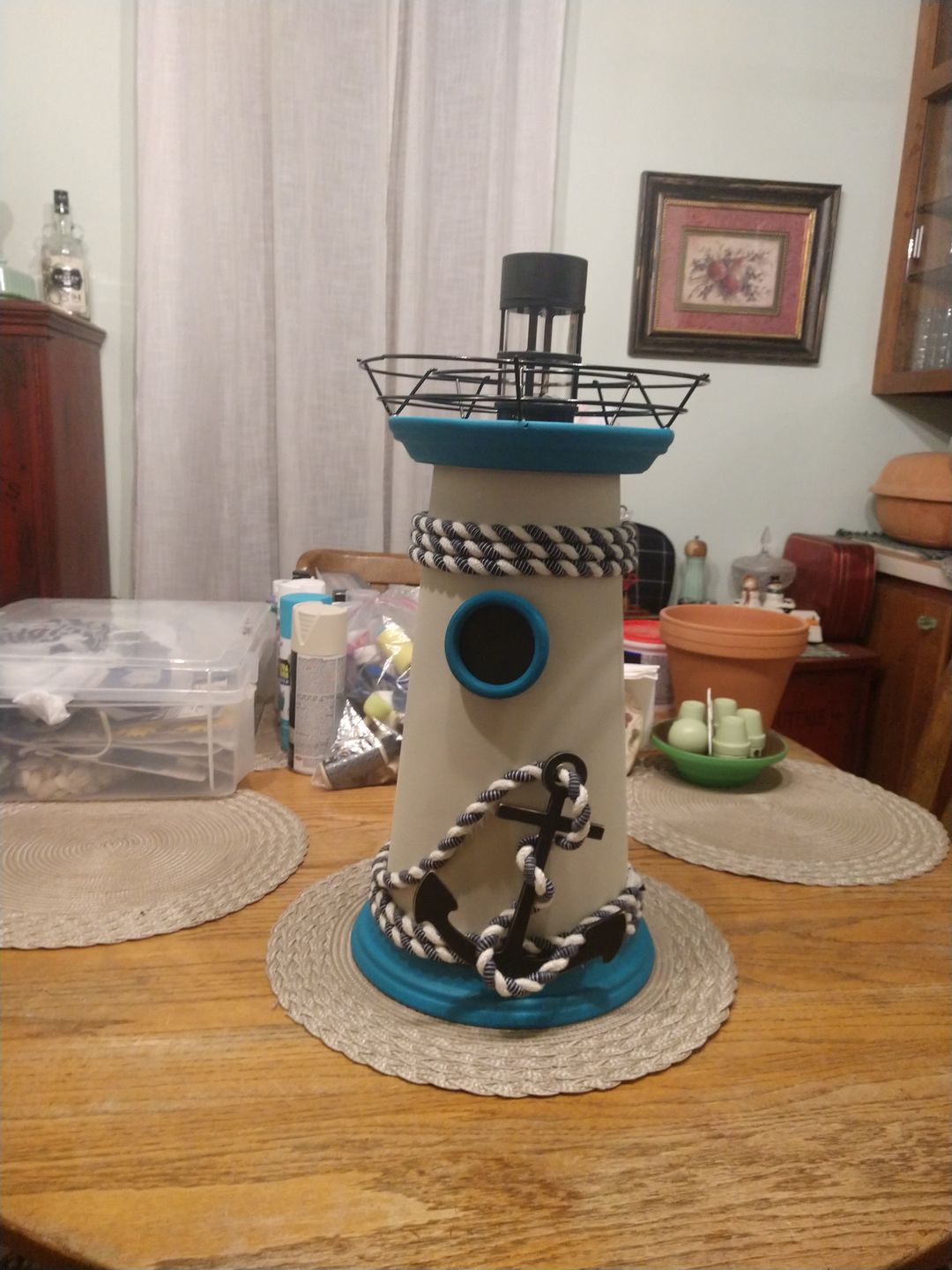 Customer photo review of Unfinished Wood Anchor Silhouette - Craft- up to 24" DIY