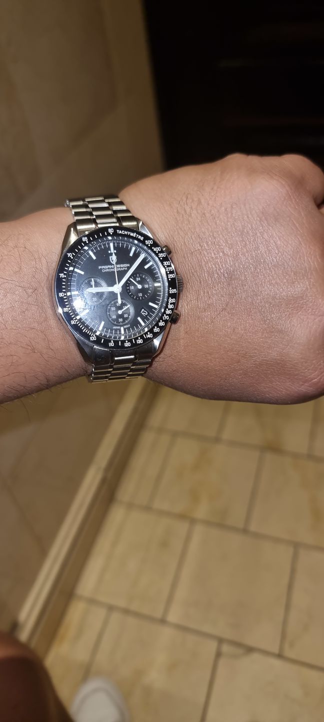 Customer photo review of Pagani Design PD-1701 "Speedmaster Moonwatch"