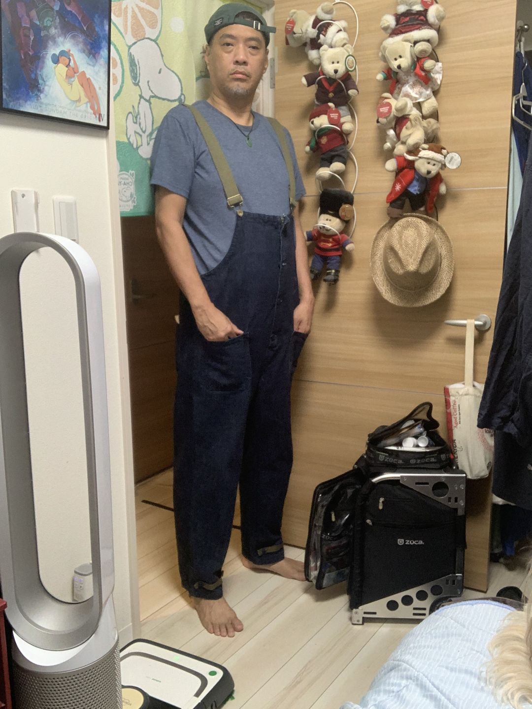 Customer photo review of アメリカンレトロ海軍デッキオーバーオール　デニム