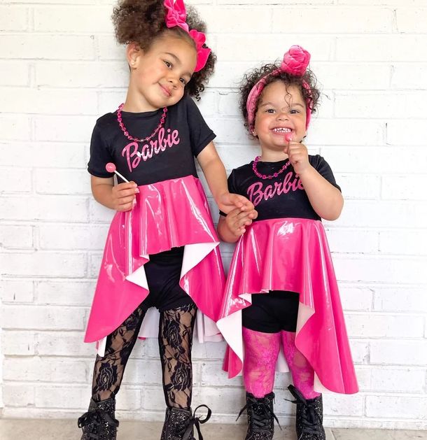 Customer photo review of Hot Pink Stretch Latex