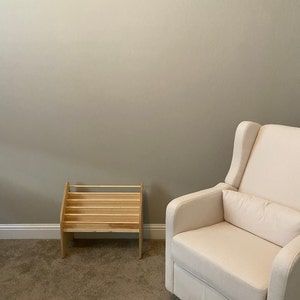 Customer photo review of Wooden Montessori Bookshelf Natural
