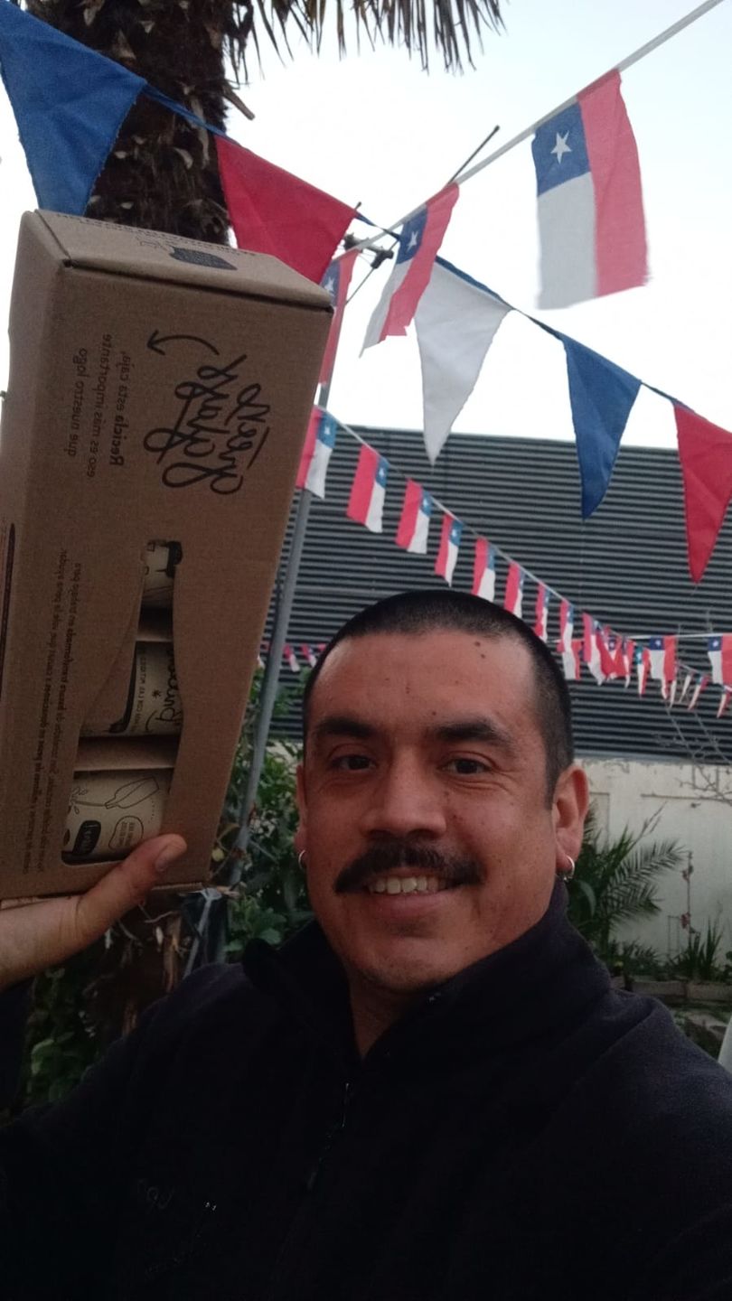 Customer photo review of Brindemos por Ellos Juego de 4 Vasos