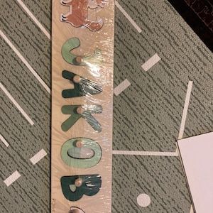 Customer photo review of Woodland Name Puzzle