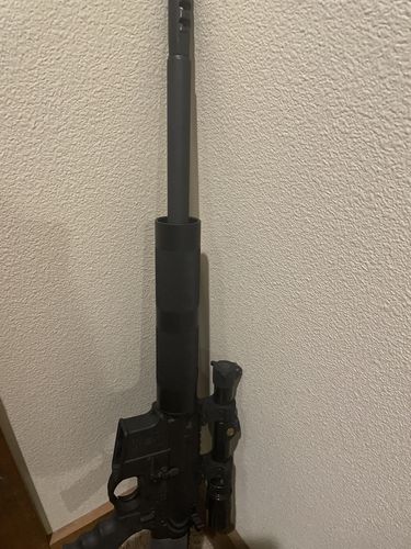 Customer photo review of AR-15 9" Tubular Handguard - Free Float