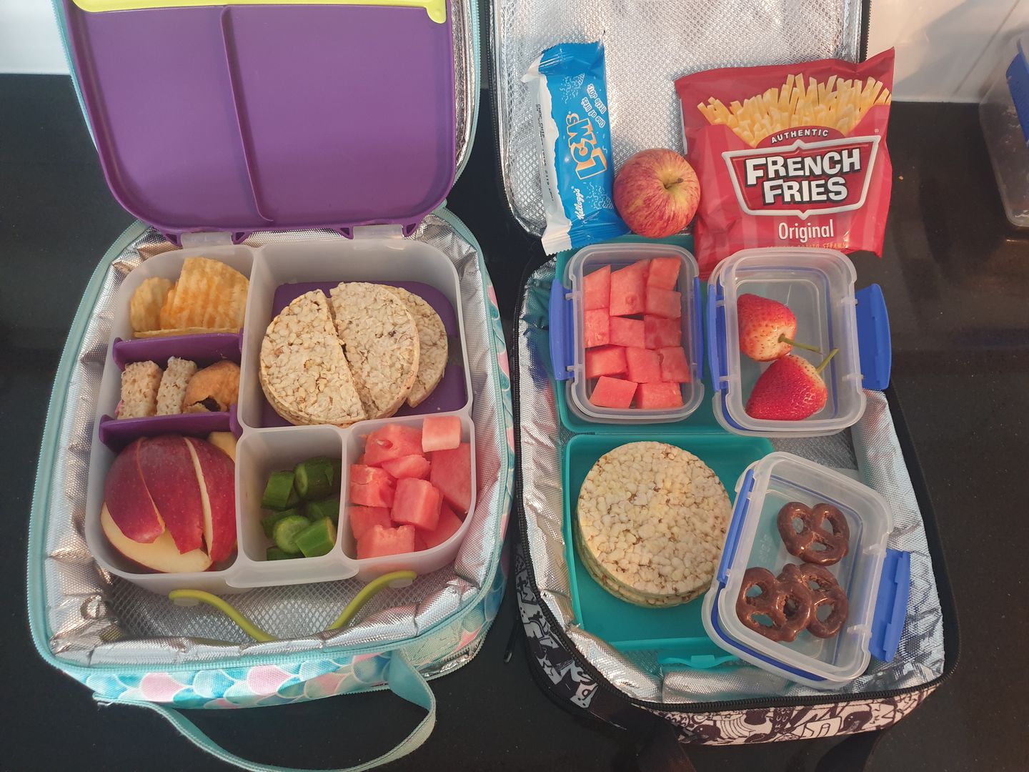Customer photo review of b.box Bento Lunchbox  – Passion Splash