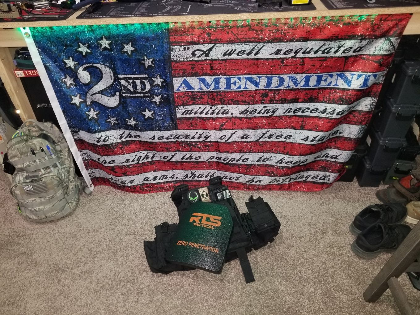 Customer photo review of RTS Tactical Ceramic NIJ 0101.06 Level IV Rifle Protection Plate Insert - 10 X 12