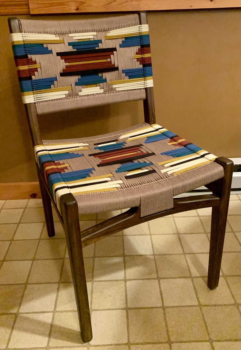 Customer photo review of Chontales Dining Chair, Mesoamerica Pattern