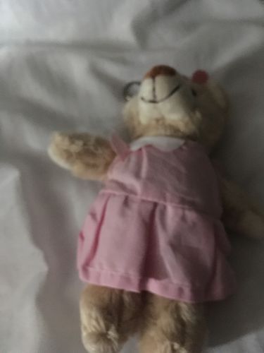 Customer photo review of Peggy The Girl Teddy Keyring