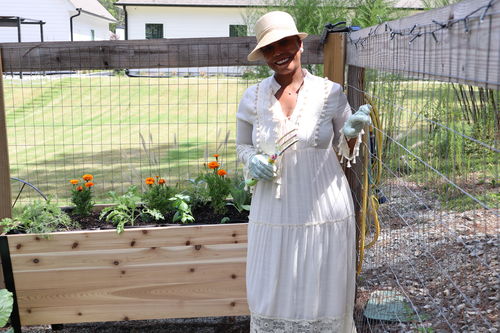 Customer photo review of 18" x 48" Raised Garden Bed