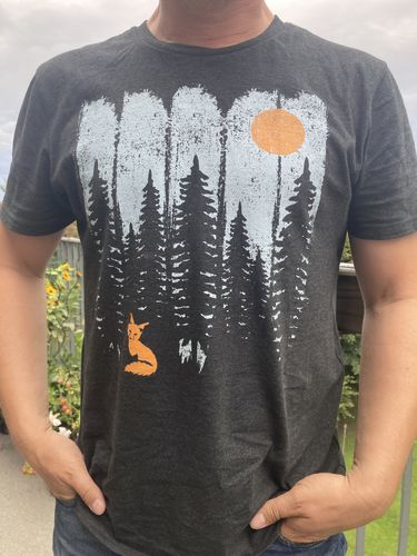 Customer photo review of FUCHS IM WALD - Bio Herren Shirt