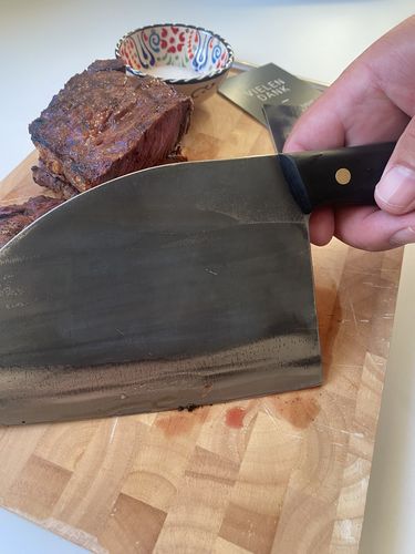 Customer photo review of Handgeschmiedetes Kochmesser - Black