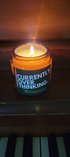 Customer photo review of CURRENTLY UNBOTHERED: Sea Salt & Sage Scented Soy Candle