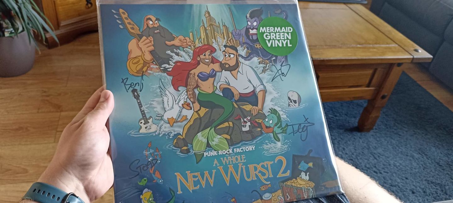 Customer photo review of A Whole New Wurst 2 Vinyl