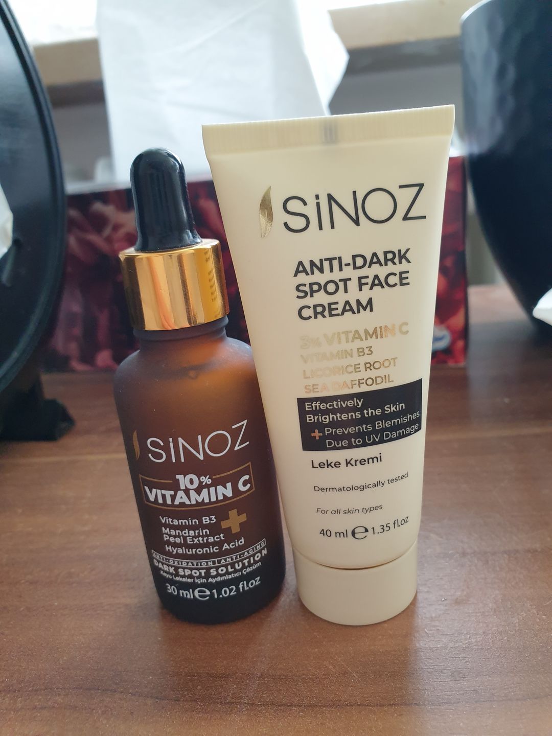 Customer photo review of Dark Spot Set