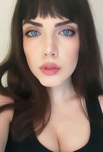 Customer photo review of Dawn Colored Contact Lenses