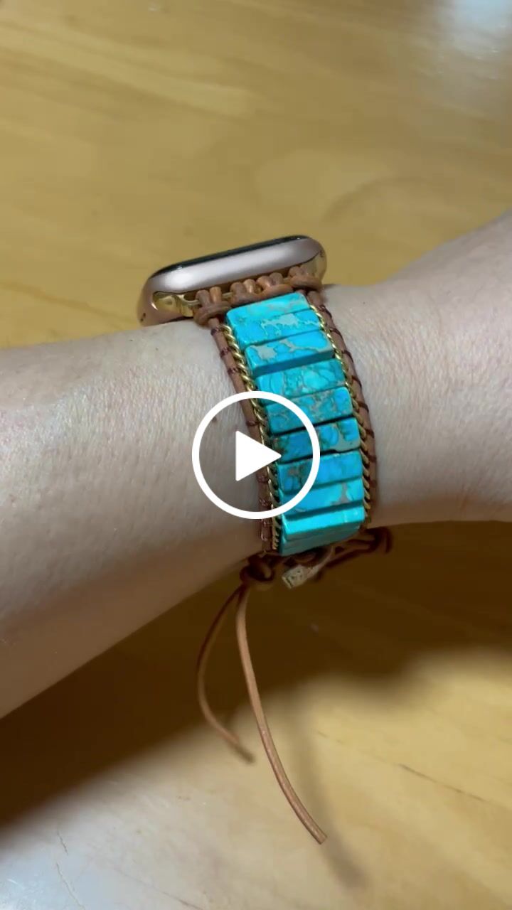 Customer video review of Native Turquoise Protection Apple Watch Strap