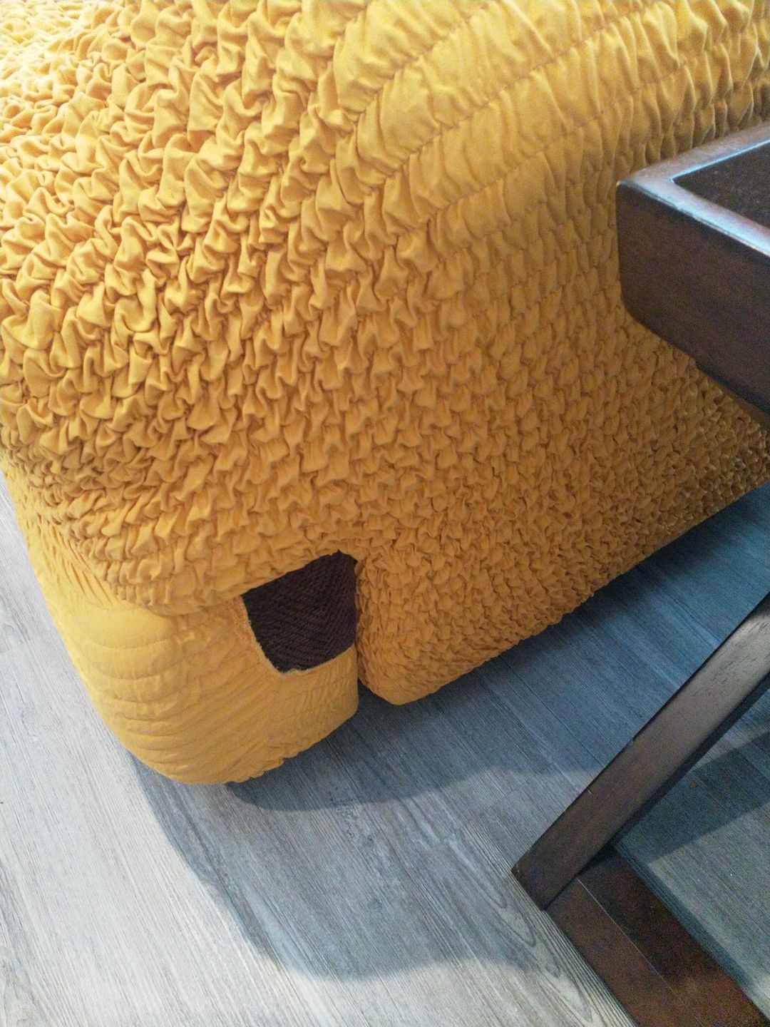 Customer photo review of 3 Seater Recliner Slipcover, Comfort Collection