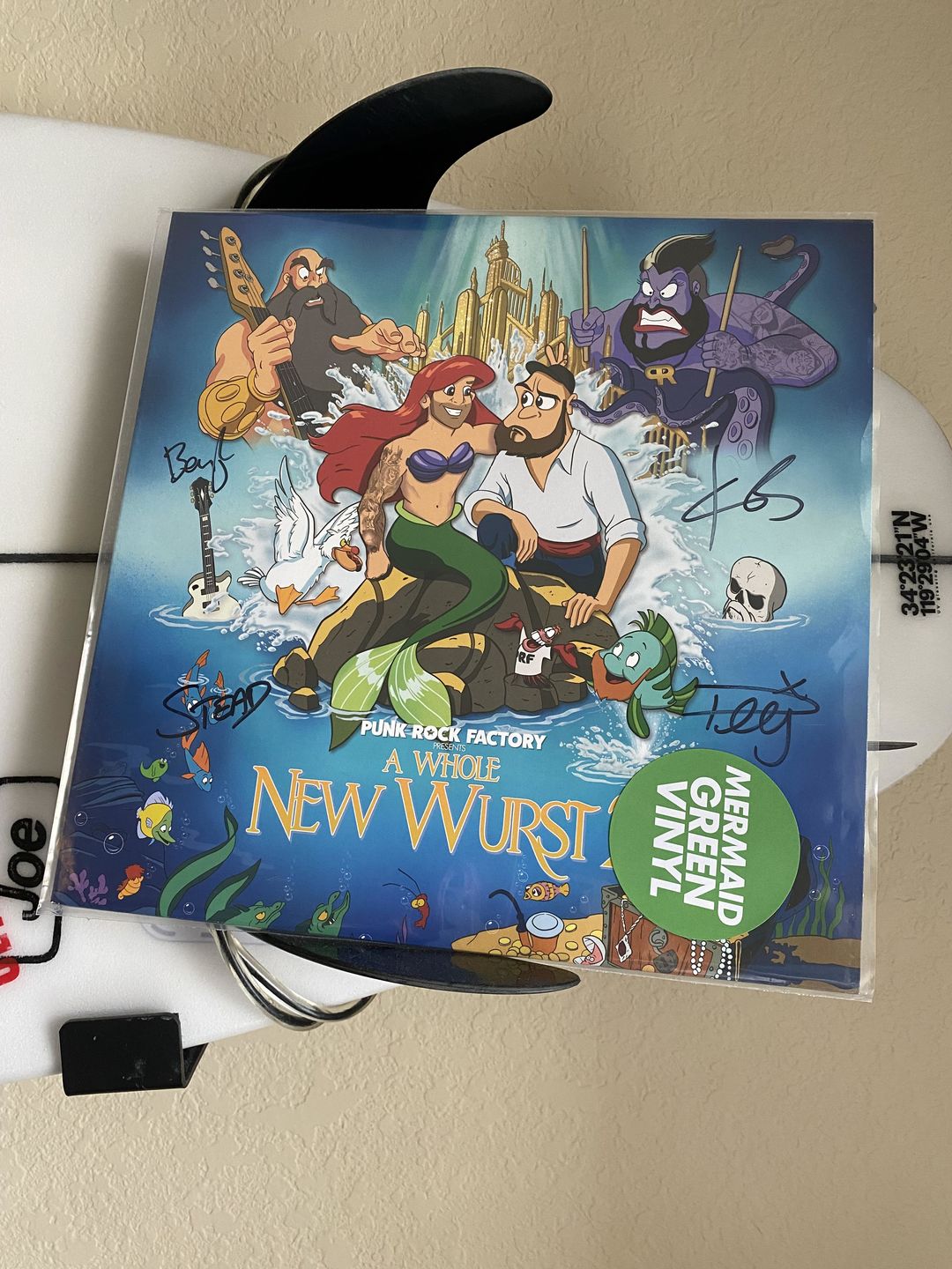 Customer photo review of A Whole New Wurst 2 Vinyl