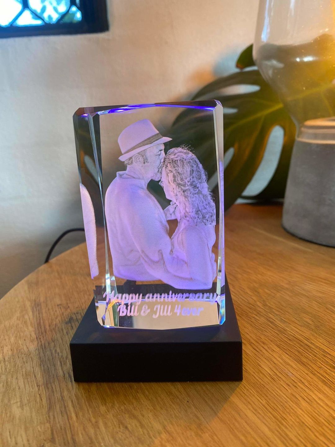 Customer photo review of Crystal Rectangle - 50mm x 100mm x 50mm