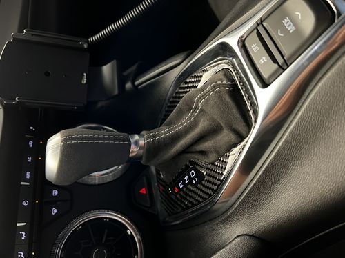 Customer photo review of Real Carbon Fiber Gear Shift Overlay For Chevrolet Camaro 2016-2021
