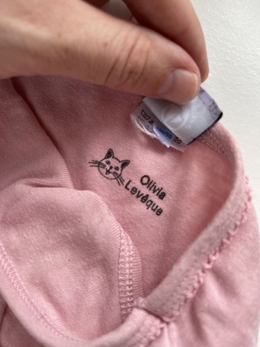 Customer photo review of Ruban d'impression 1M pour vêtements noirs🔖