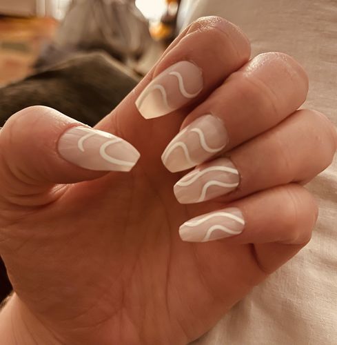 Customer photo review of Role Play 24pc Press On Nail Set