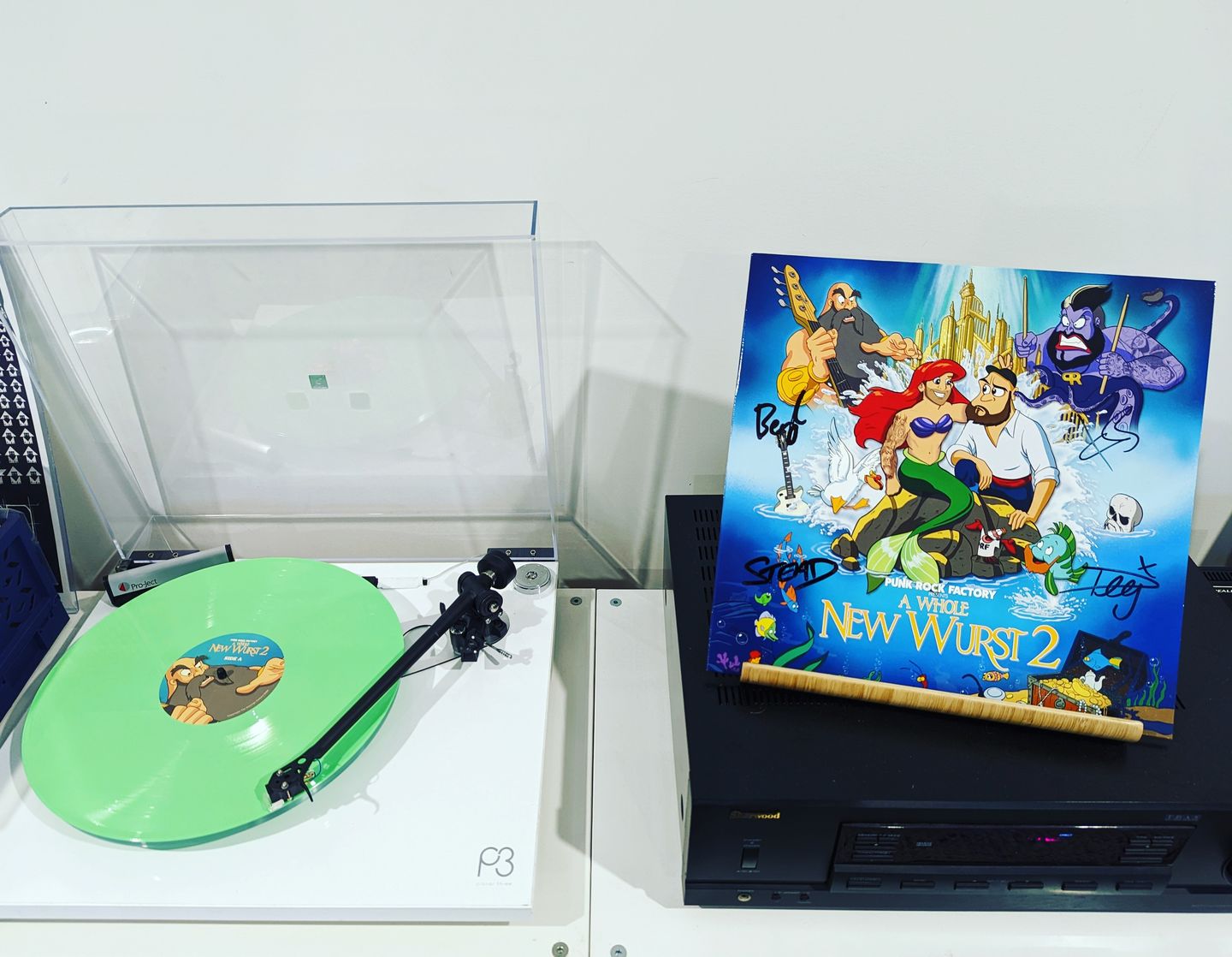 Customer photo review of A Whole New Wurst 2 Vinyl