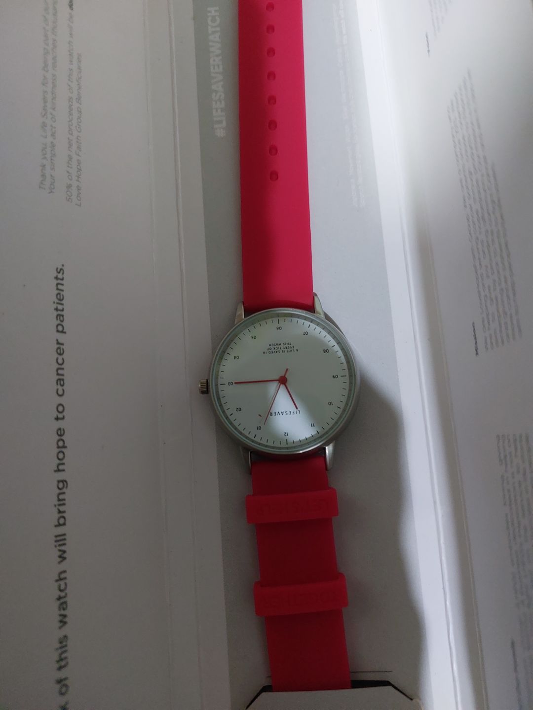 Customer photo review of Life Saver Watch 4.0 – Army Green