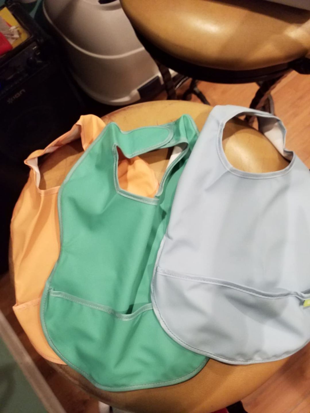 Customer photo review of 3-Pack Presto Waterproof Bibs (Basics)