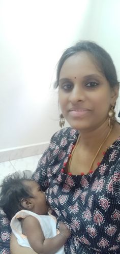 Customer photo review of Black and Red Katha Cotton Maxi