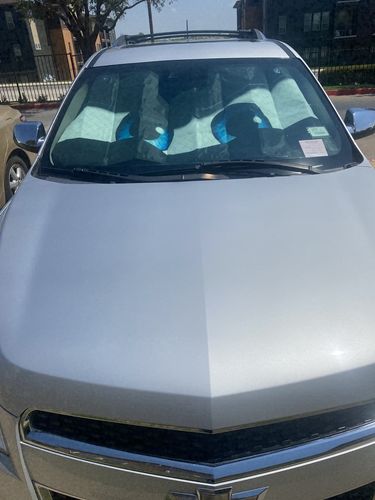 Customer photo review of Black Angry Cartoon Eyes Car Sunshade Funny Custom Car Accessories