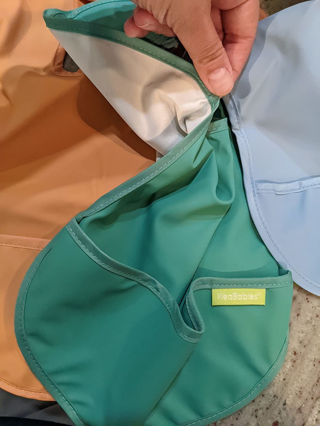 Customer photo review of 3-Pack Presto Waterproof Bibs (Basics)