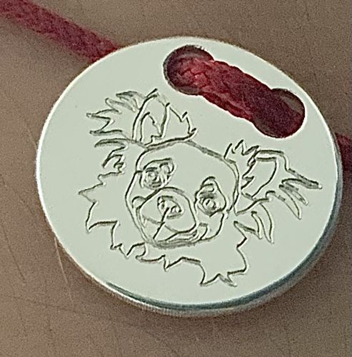 Customer photo review of Custom Silver Friendship Bracelet