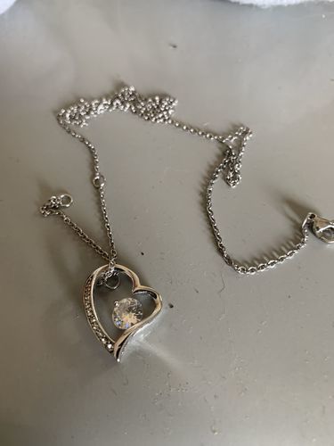 Customer photo review of Collana “A Mia Figlia” - Ciondolo CUORE