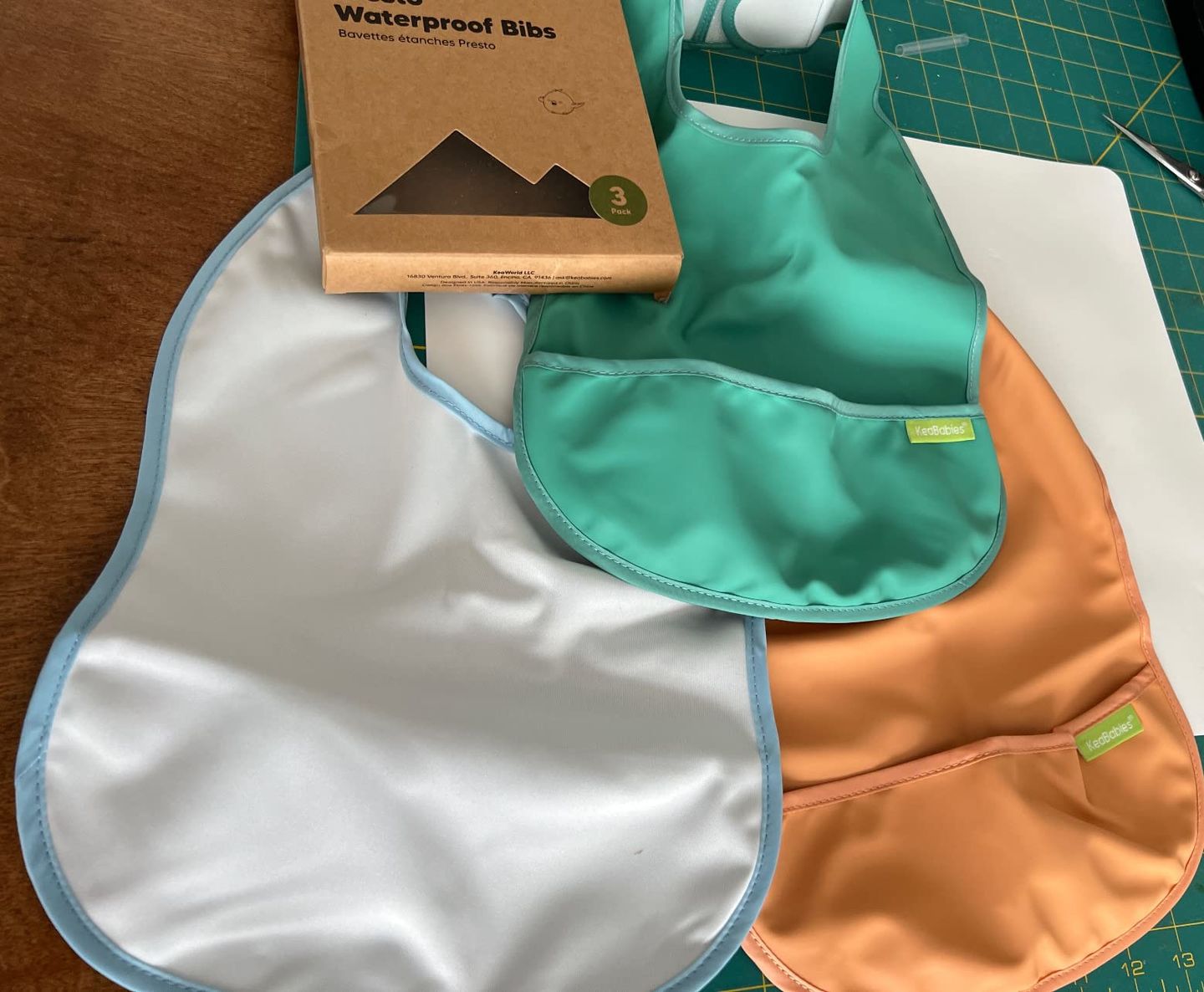Customer photo review of 3-Pack Presto Waterproof Bibs (Basics)