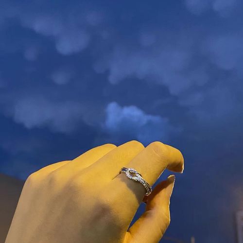 Customer photo review of Anello AMORE INFINITO  - MAMMA E FIGLIA