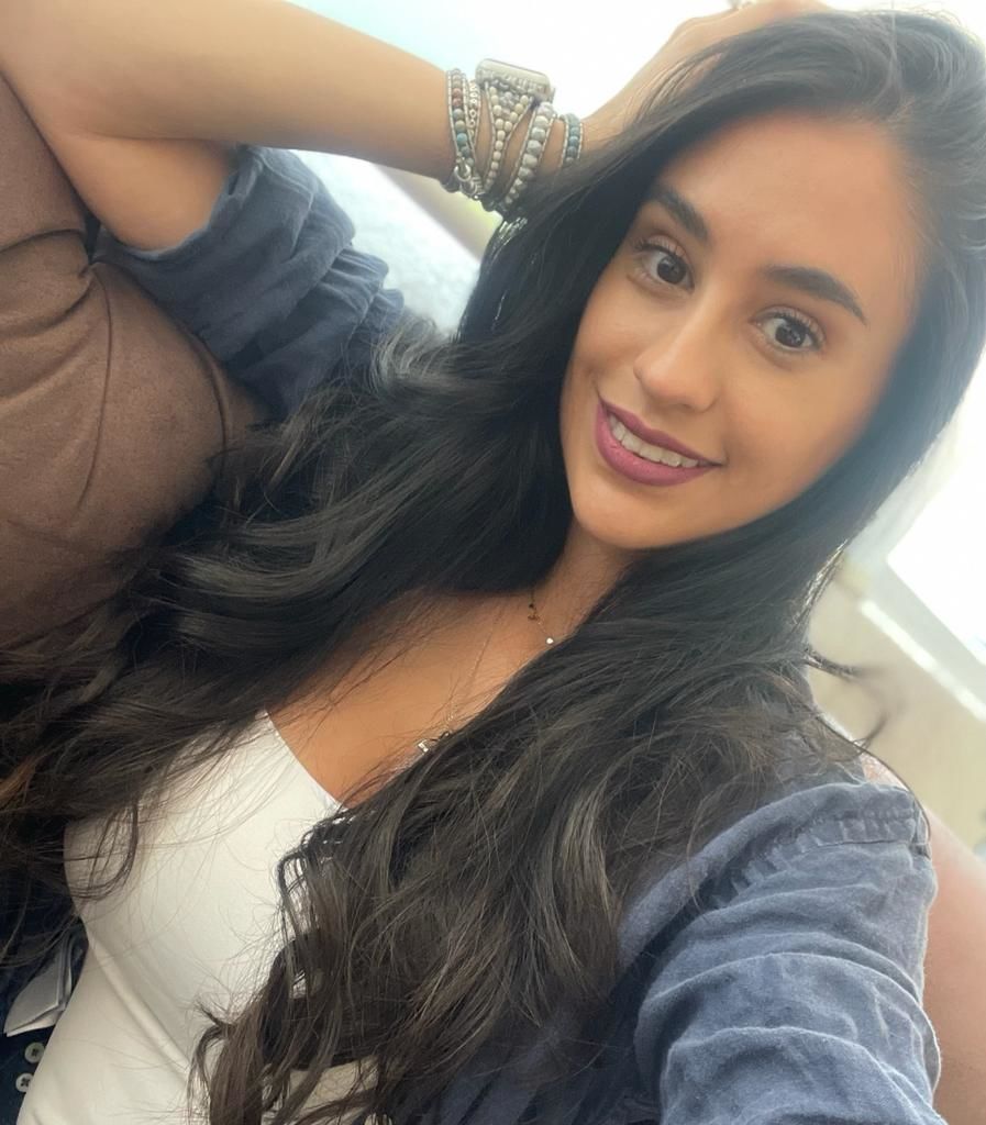 Customer photo review of Healing Topaz Apple Watch Strap
