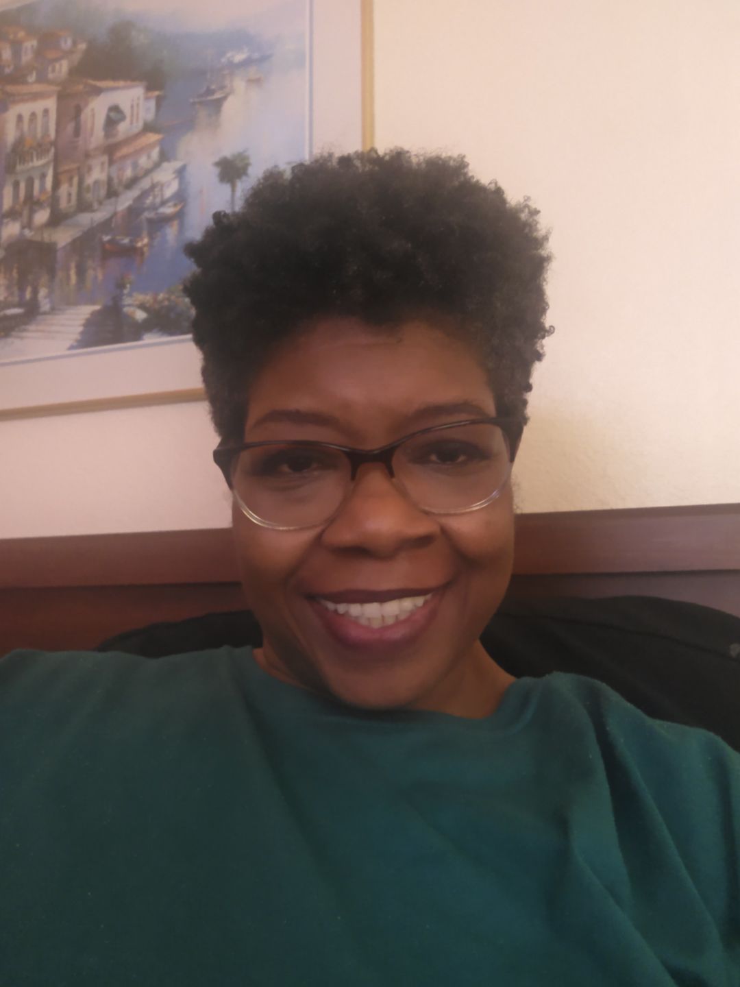 Customer photo review of Respected Roots Hair Moisturizer