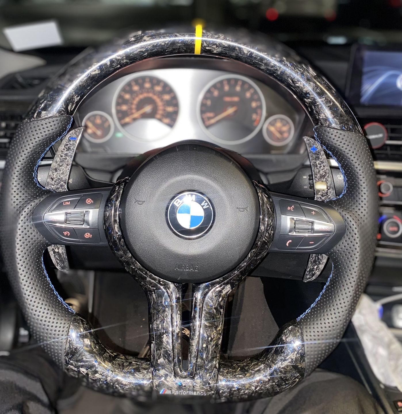 Customer photo review of BMW M Style Customizable Steering Wheel