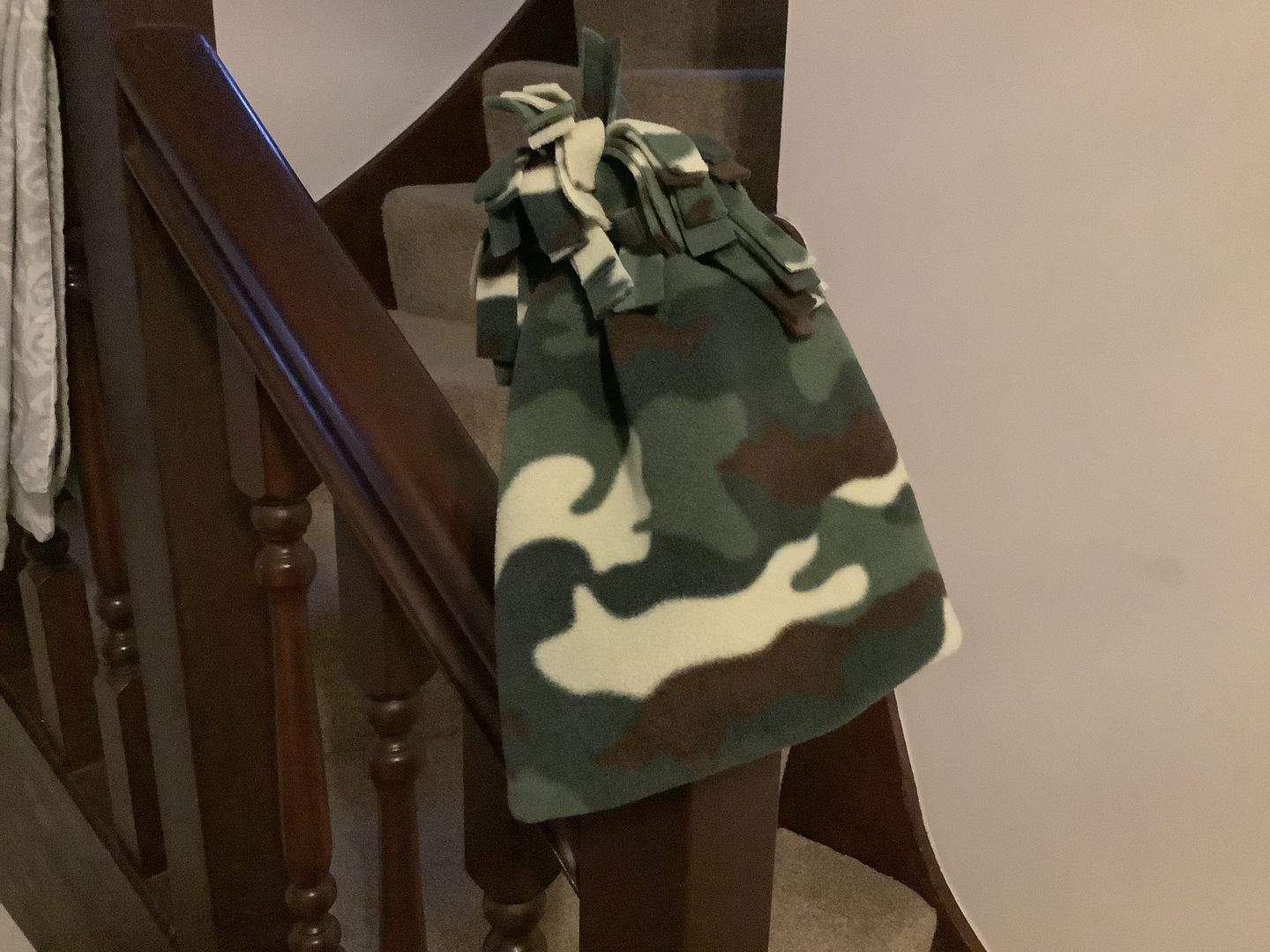 Customer photo review of Camo Anti Pill Polar Fleece Fabric
