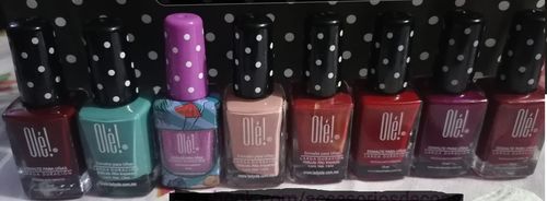 Customer photo review of Esmalte de Uñas Olé! Fucsia Satinado, 13 ml